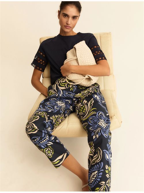 Chino in popeline stretch - BLU EMME MARELLA | EMMPEPLO148/004